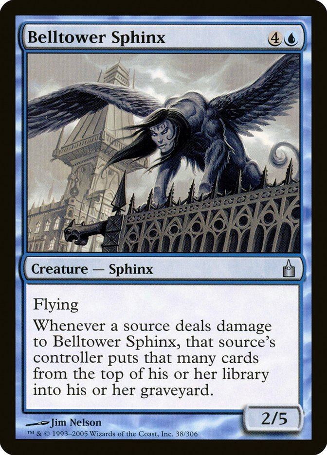 Belltower Sphinx [Ravnica: City of Guilds] [Foil]