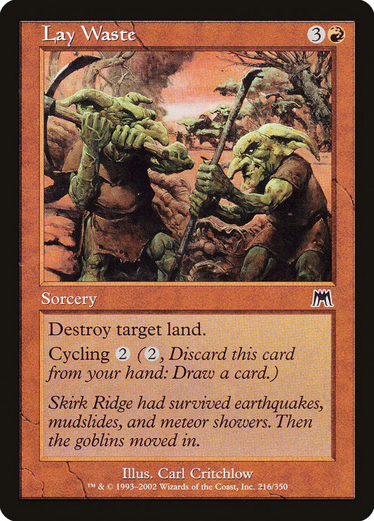 Lay Waste [Onslaught] [Foil]