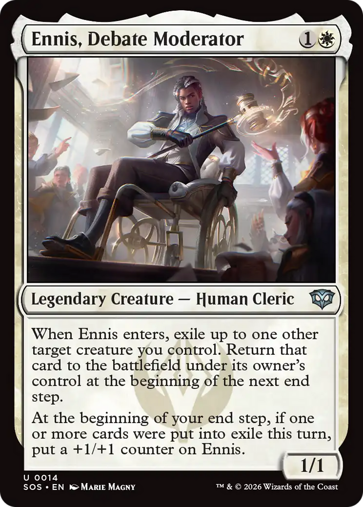 Ennis, Debate Moderator [Secrets of Strixhaven] [Foil]