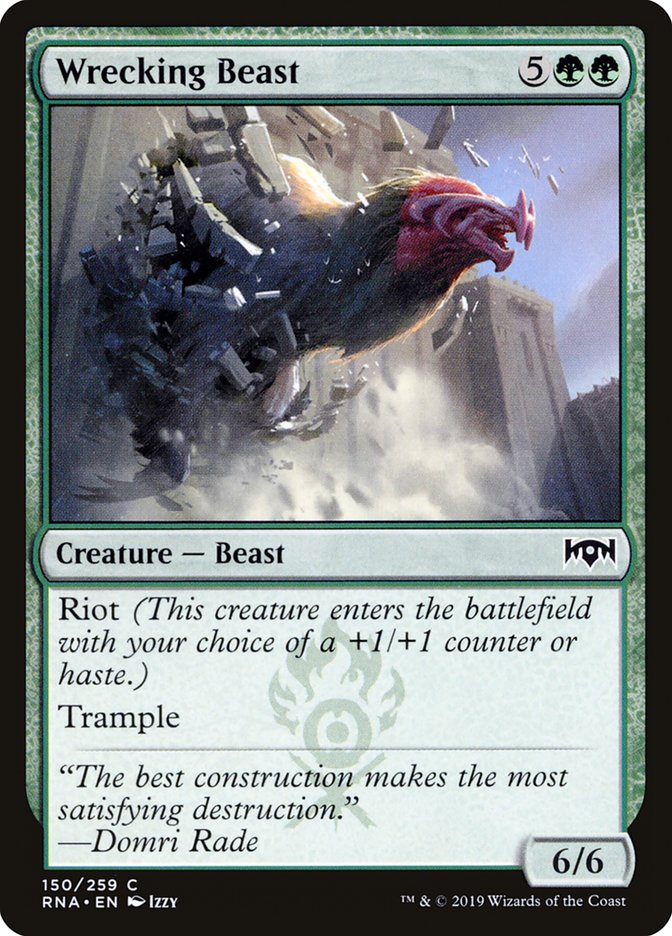 Wrecking Beast [Ravnica Allegiance] [Foil]