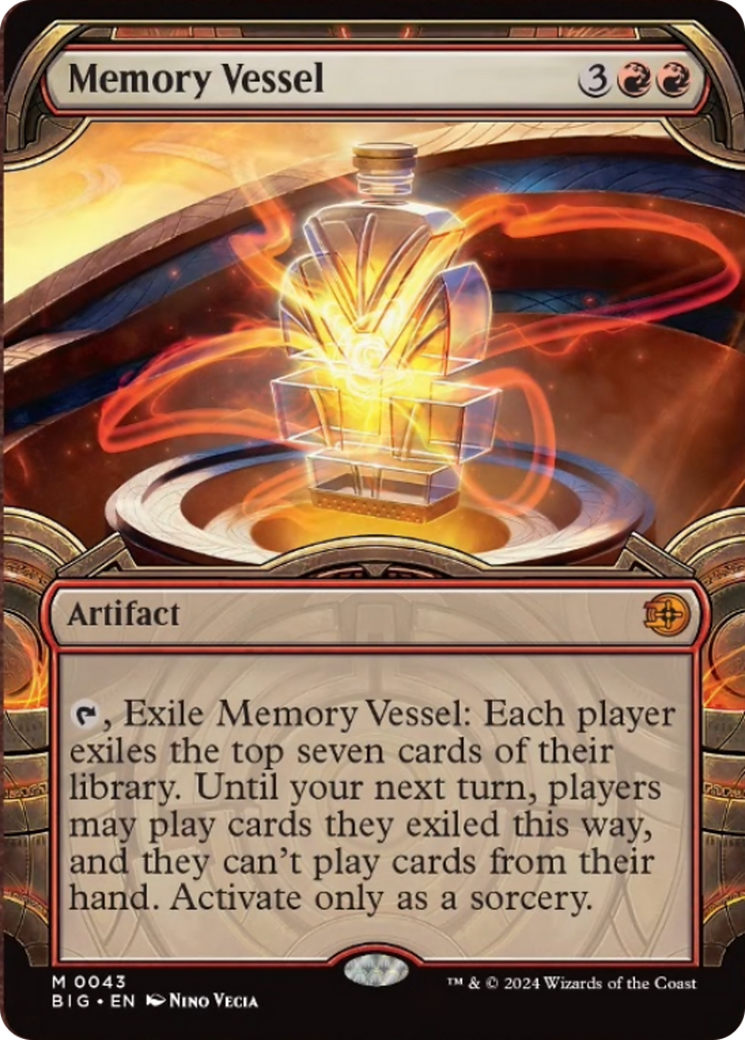 Memory Vessel (Showcase) [Outlaws of Thunder Junction: The Big Score] [Foil]