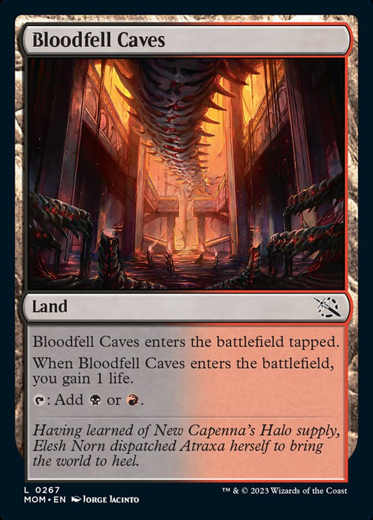 Bloodfell Caves [March of the Machine] [Foil]