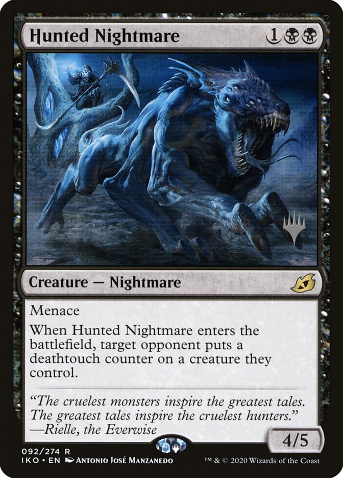 Hunted Nightmare (Promo Pack) [Ikoria: Lair of Behemoths Promos] [Foil]