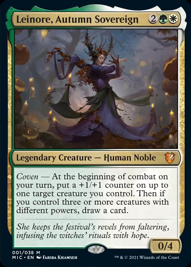 Leinore, Autumn Sovereign [Innistrad: Midnight Hunt Commander] [Foil]