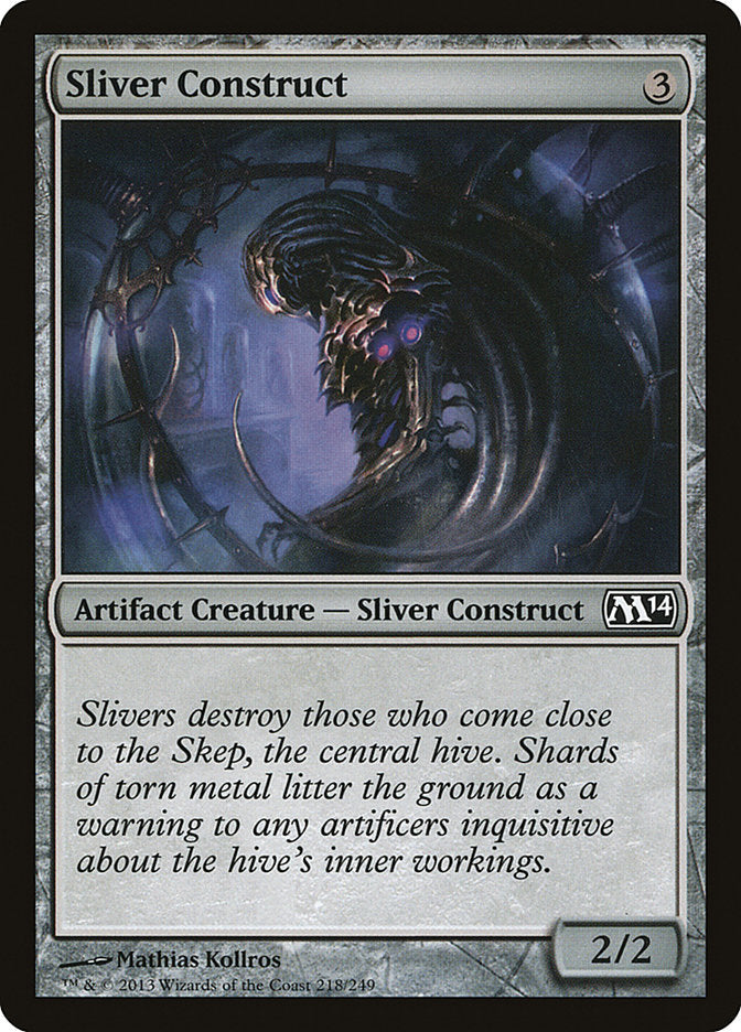 Sliver Construct [Core Set 2014] [Foil]