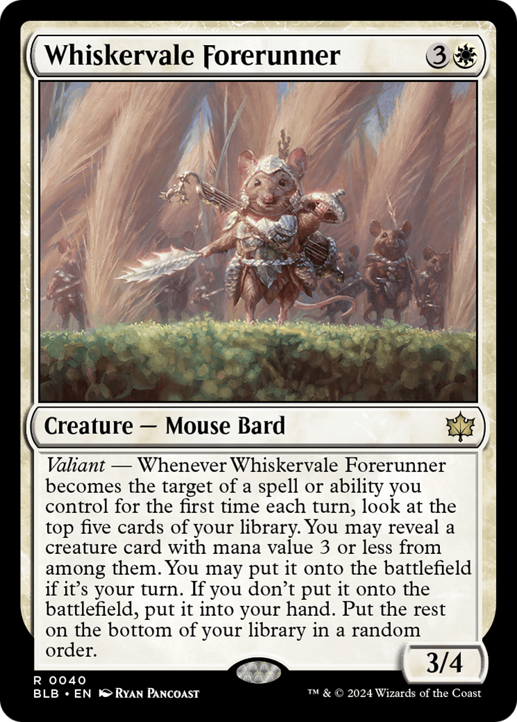Whiskervale Forerunner [Bloomburrow] [Foil]