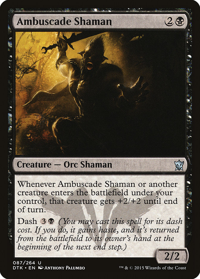 Ambuscade Shaman [Dragons of Tarkir] [Foil]