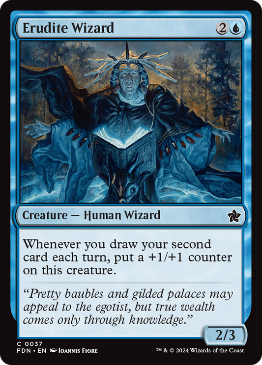 Erudite Wizard [Foundations] [Foil]
