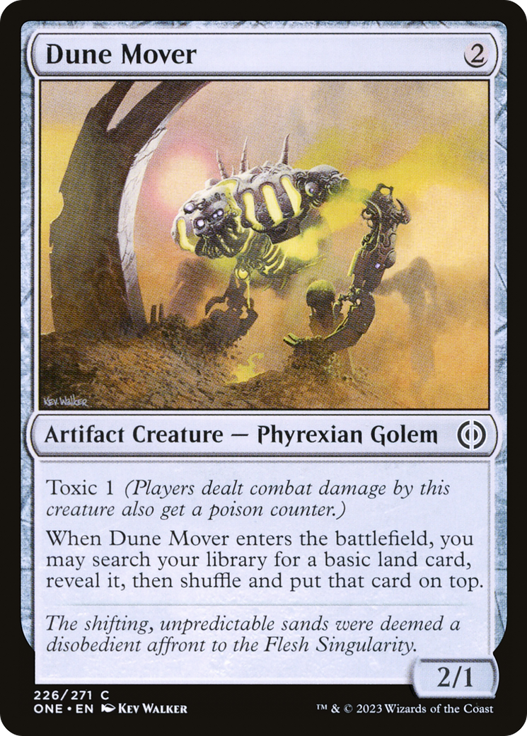 Dune Mover [Phyrexia: All Will Be One] [Foil]