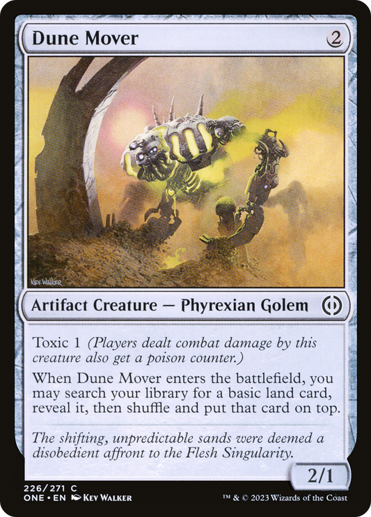 Dune Mover [Phyrexia: All Will Be One] [Foil]