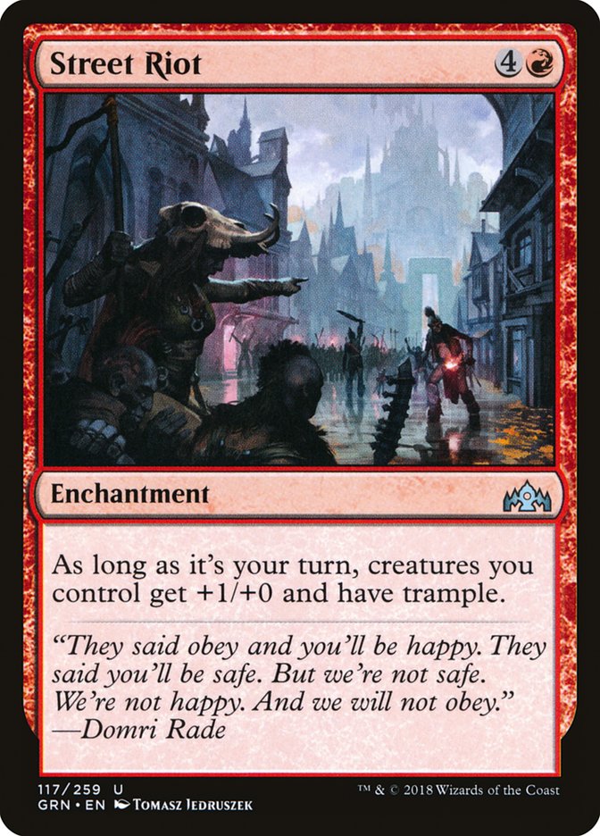 Street Riot [Guilds of Ravnica] [Foil]
