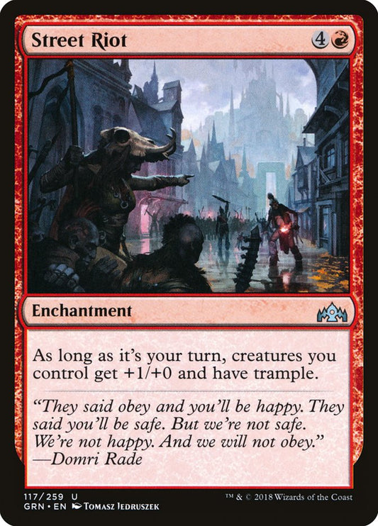 Street Riot [Guilds of Ravnica] [Foil]