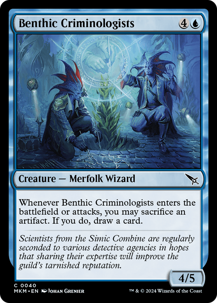 Benthic Criminologists [Murders at Karlov Manor] [Foil]