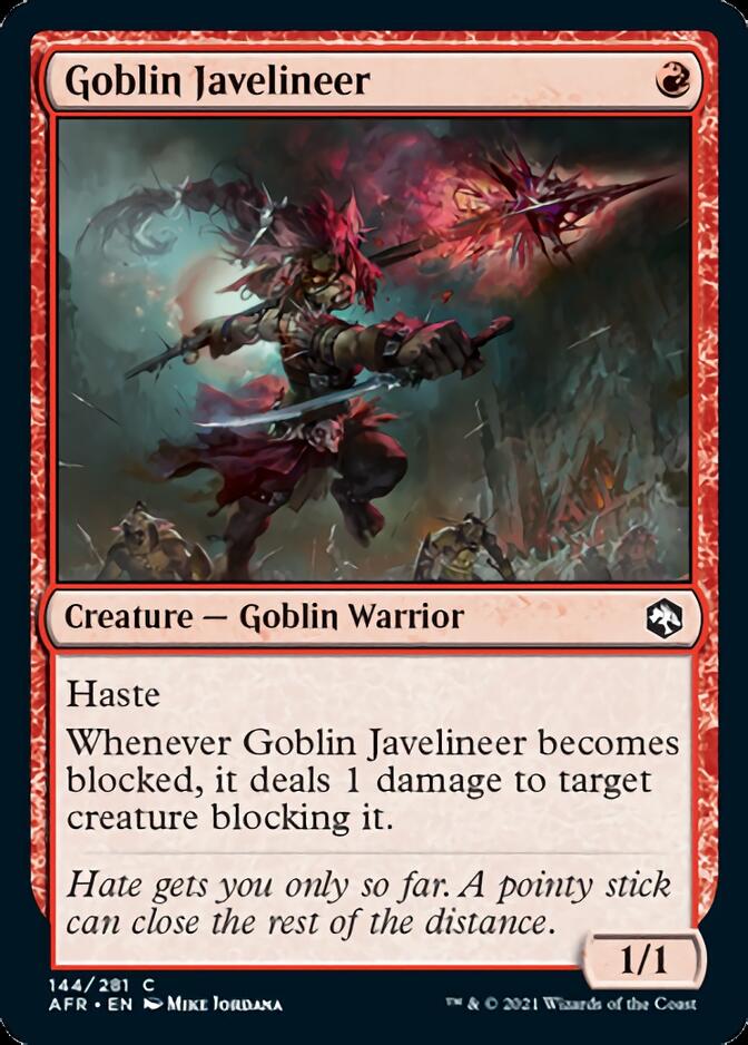 Goblin Javelineer [Dungeons & Dragons: Adventures in the Forgotten Realms] [Foil]