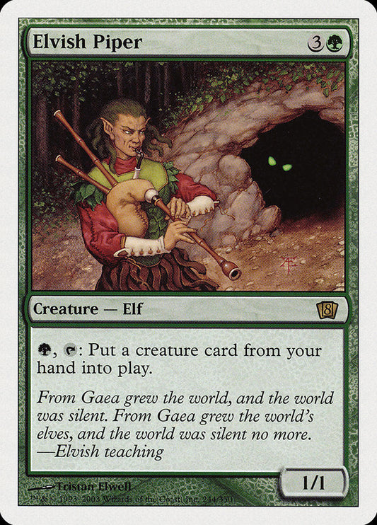 Elvish Piper [Eighth Edition] [Foil]