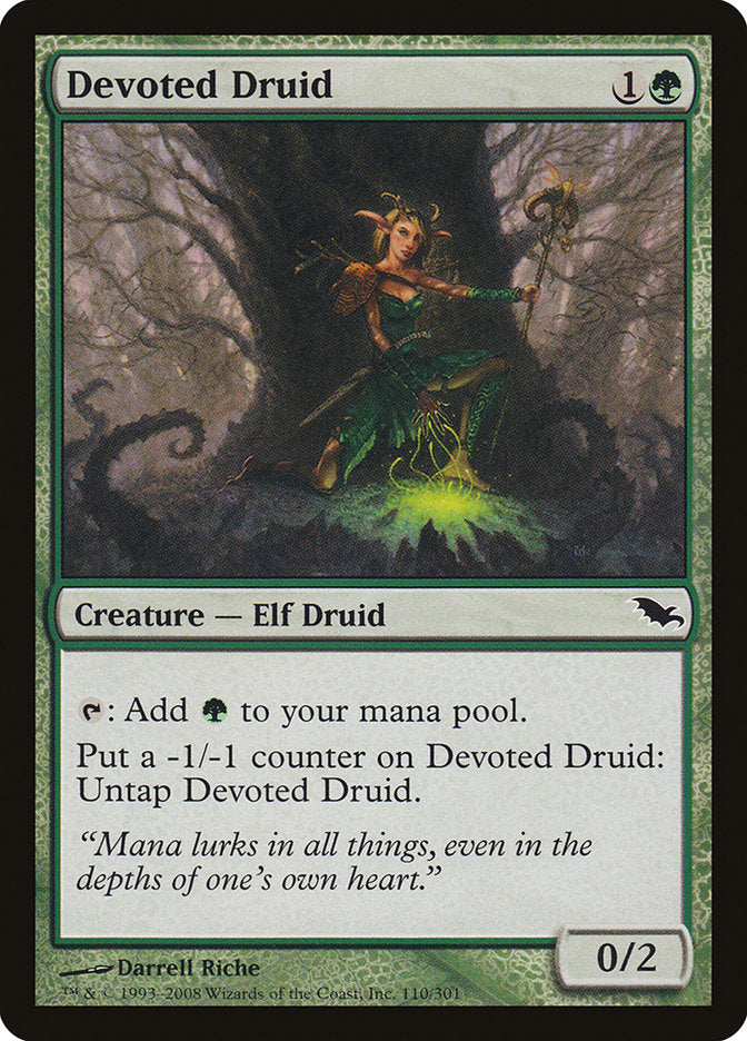 Devoted Druid [Shadowmoor] [Foil]