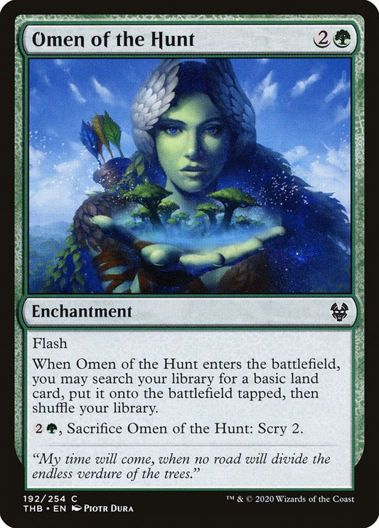 Omen of the Hunt [Theros Beyond Death] [Foil]