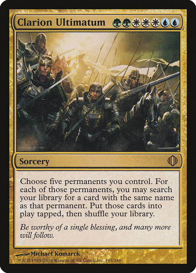 Clarion Ultimatum [Shards of Alara] [Foil]