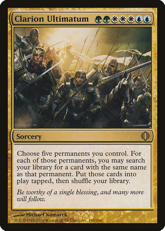 Clarion Ultimatum [Shards of Alara] [Foil]