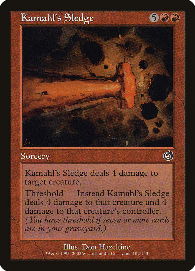 Kamahl's Sledge [Torment] [Foil]