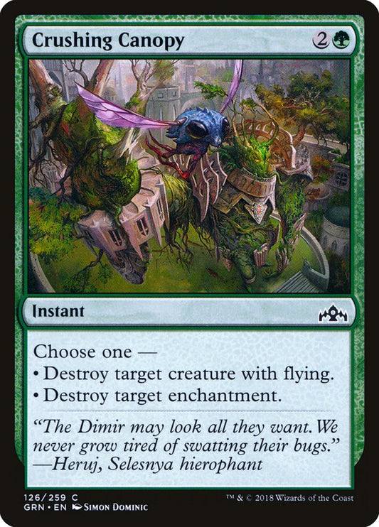 Crushing Canopy [Guilds of Ravnica] [Foil]