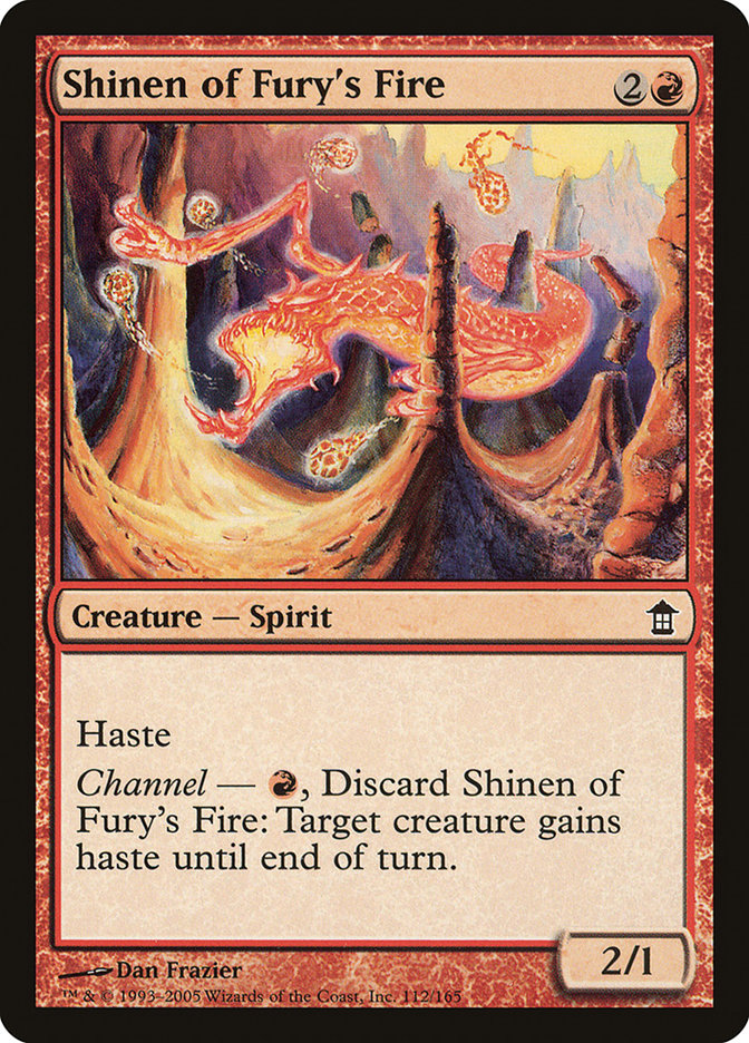 Shinen of Fury's Fire [Saviors of Kamigawa] [Foil]