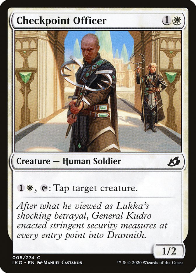 Checkpoint Officer [Ikoria: Lair of Behemoths] [Foil]