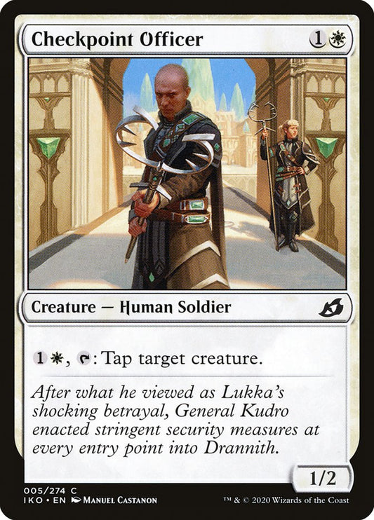Checkpoint Officer [Ikoria: Lair of Behemoths] [Foil]