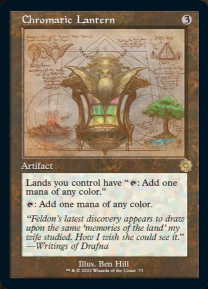 Chromatic Lantern (Retro Schematic) [The Brothers' War Retro Artifacts] [Foil]