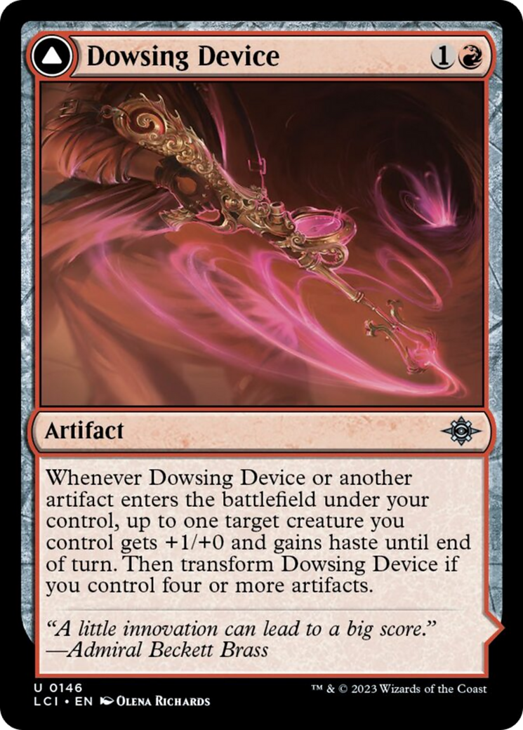 Dowsing Device // Geode Grotto [The Lost Caverns of Ixalan] [Foil]