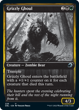 Grizzly Ghoul [Innistrad: Double Feature] [Foil]