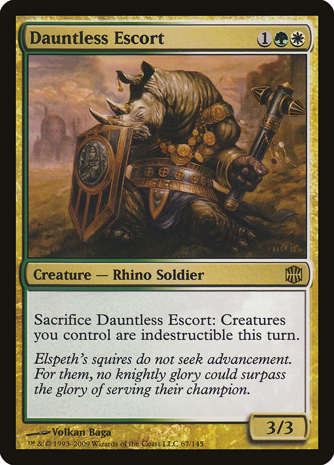 Dauntless Escort [Alara Reborn] [Foil]