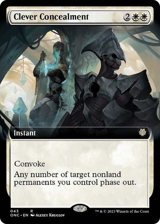 Clever Concealment (Extended Art) [Phyrexia: All Will Be One Commander] [Foil]