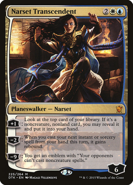 Narset Transcendent [Dragons of Tarkir] [Foil]