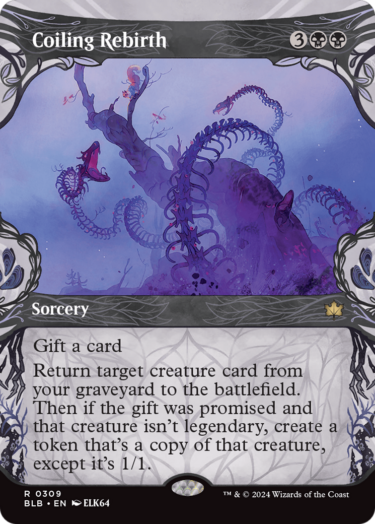 Coiling Rebirth (Showcase) [Bloomburrow] [Foil]