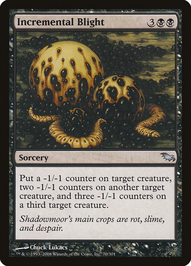 Incremental Blight [Shadowmoor] [Foil]