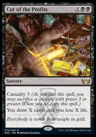 Cut of the Profits (Promo Pack) [Streets of New Capenna Promos] [Foil]
