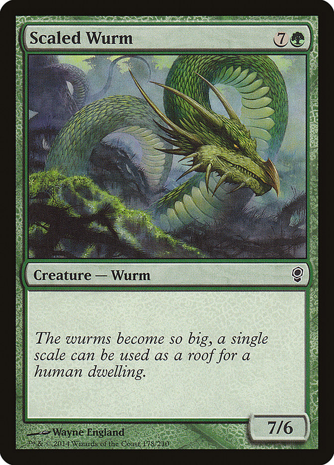 Scaled Wurm [Conspiracy] [Foil]