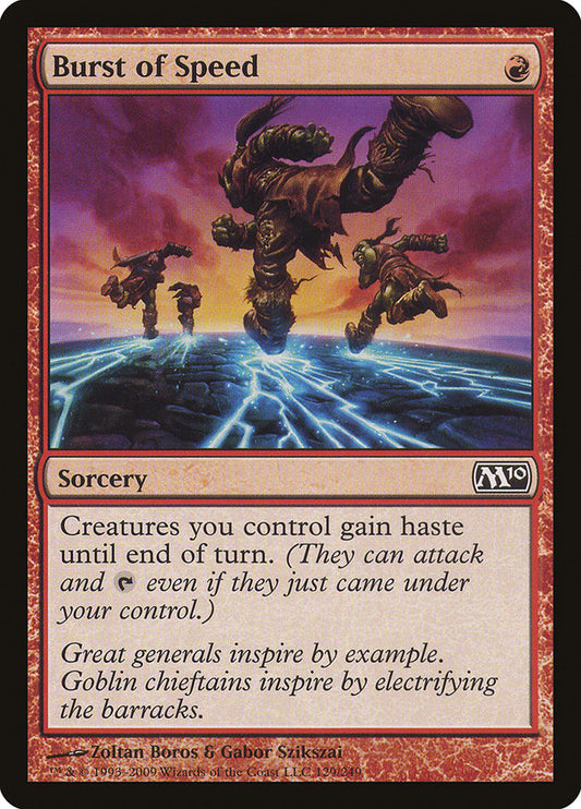 Burst of Speed [Core Set 2010]