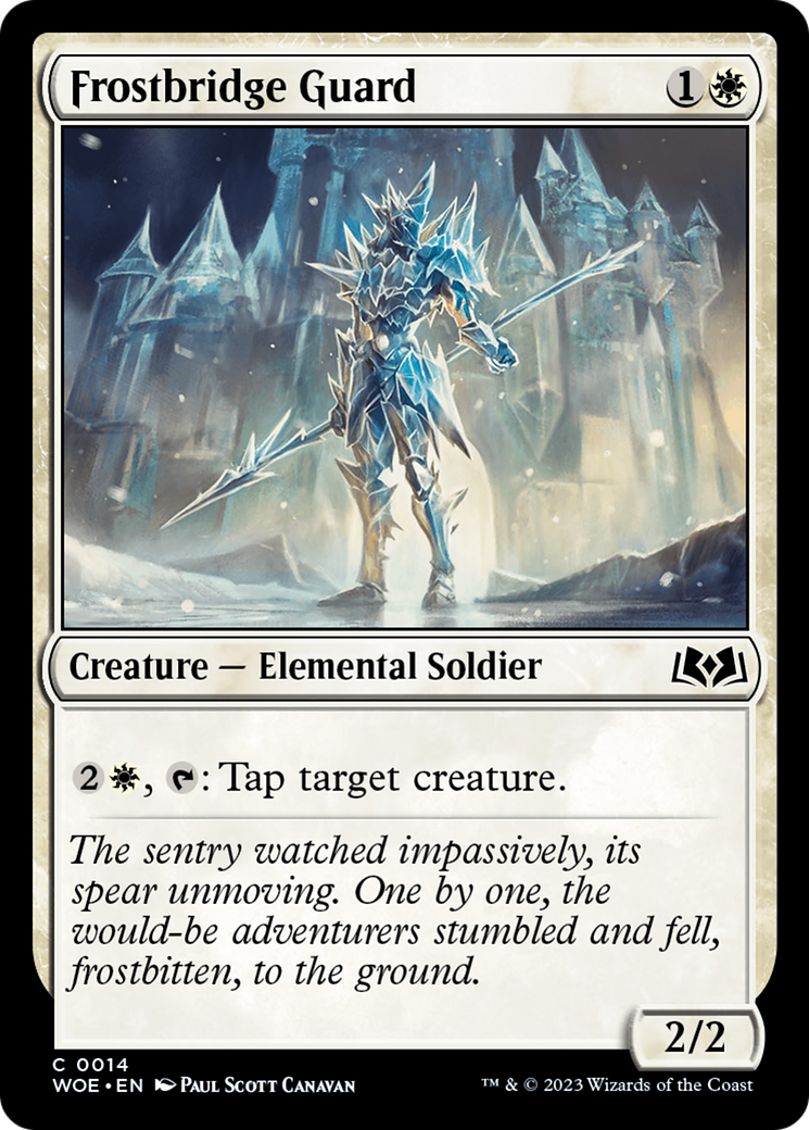 Frostbridge Guard [Wilds of Eldraine] [Foil]
