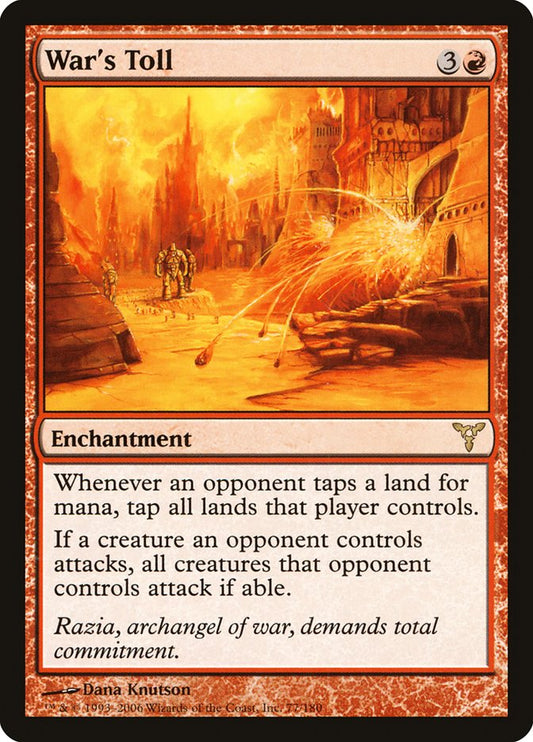War's Toll [Dissension] [Foil]
