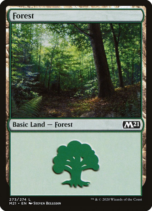 Forest (273) [Core Set 2021] [Foil]