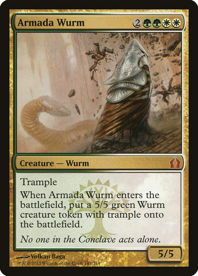 Armada Wurm [Return to Ravnica] [Foil]