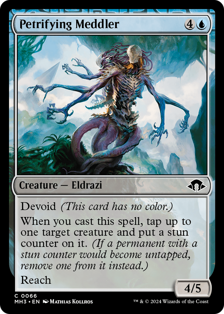Petrifying Meddler [Modern Horizons 3] [Foil]