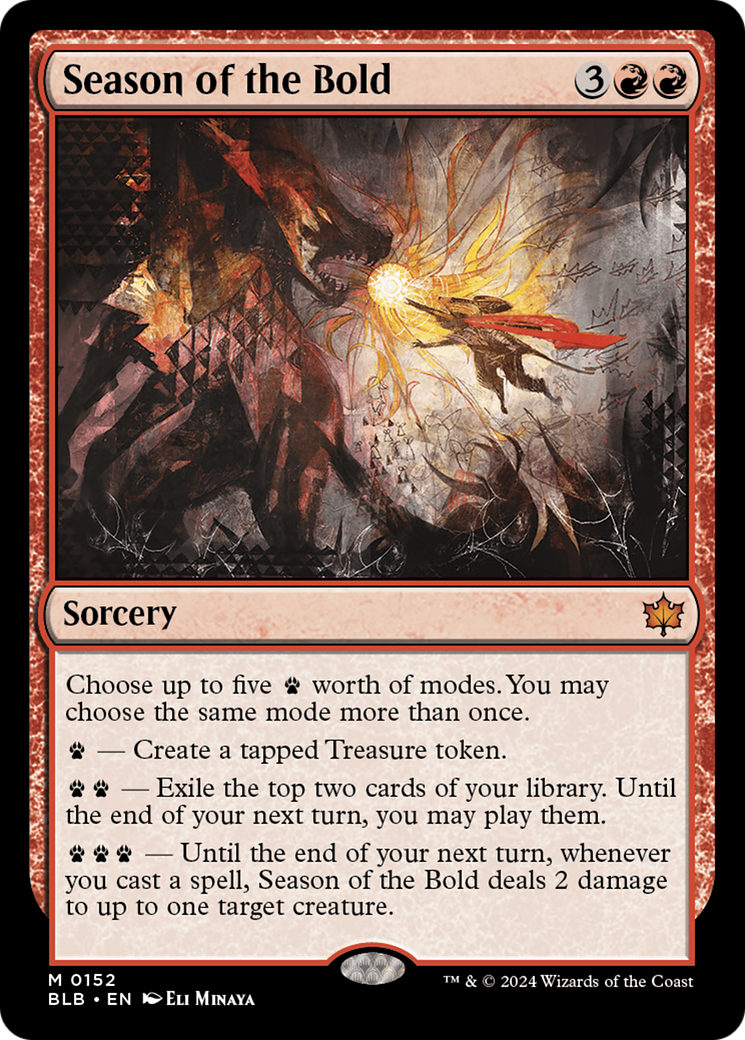 Season of the Bold [Bloomburrow] [Foil]