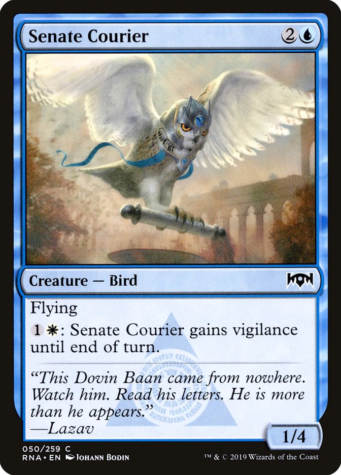 Senate Courier [Ravnica Allegiance] [Foil]