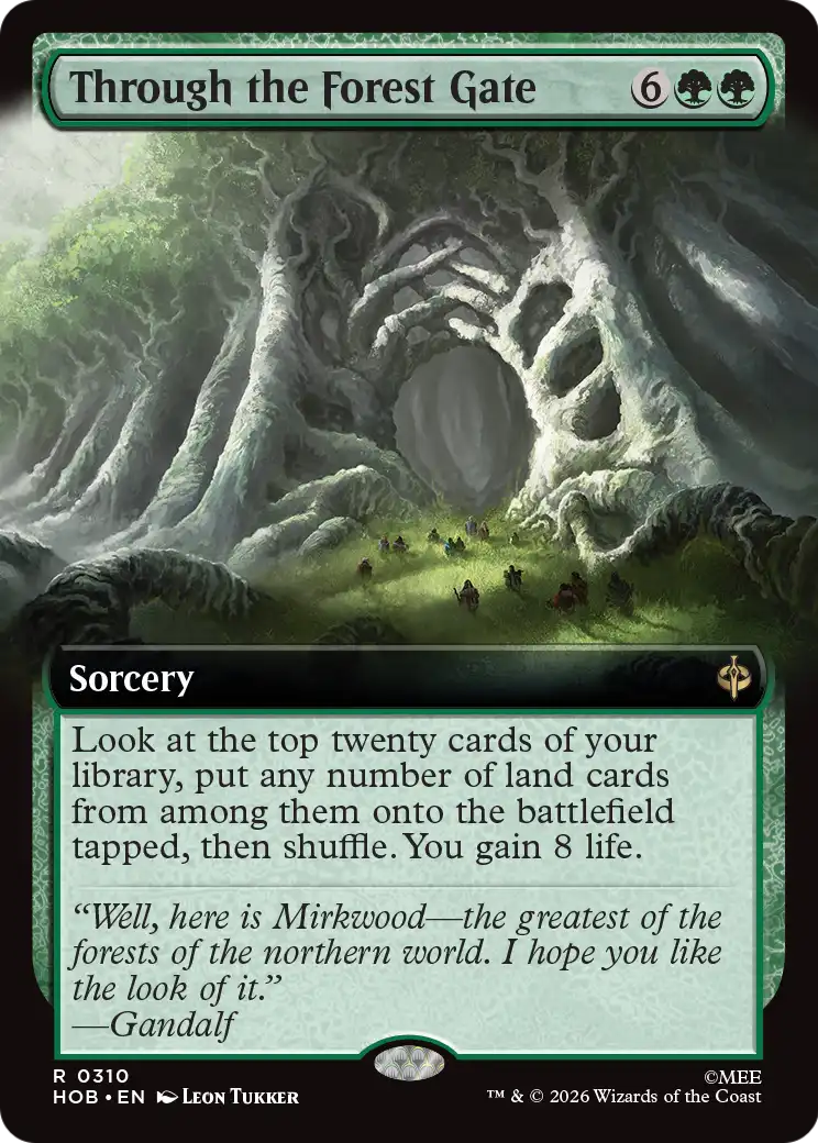 Through the Forest Gate (Extended Art) [The Hobbit] [Foil]
