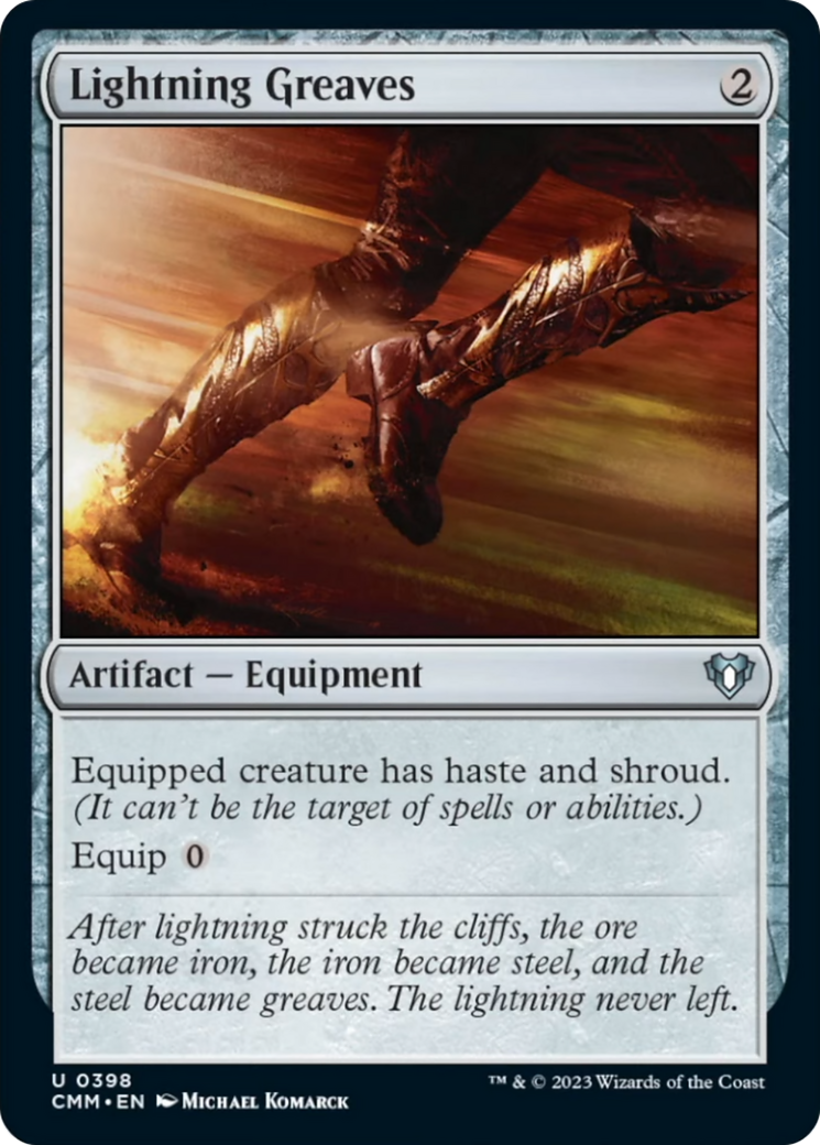 Lightning Greaves [Commander Masters] [Foil]
