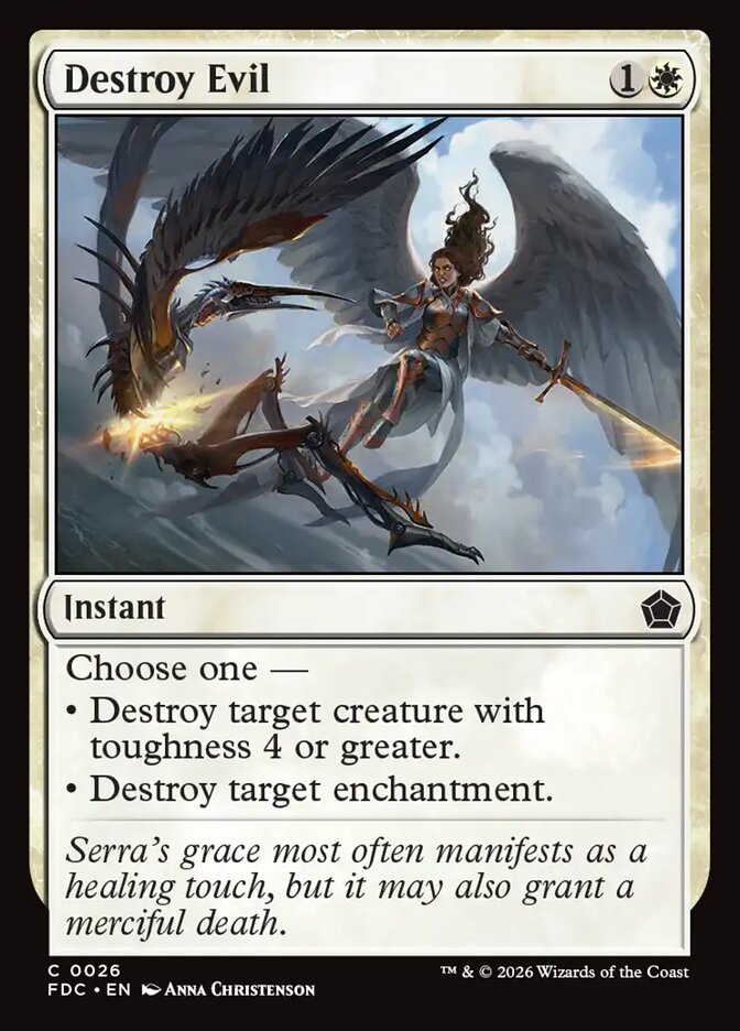 Destroy Evil [Foundations Commander]