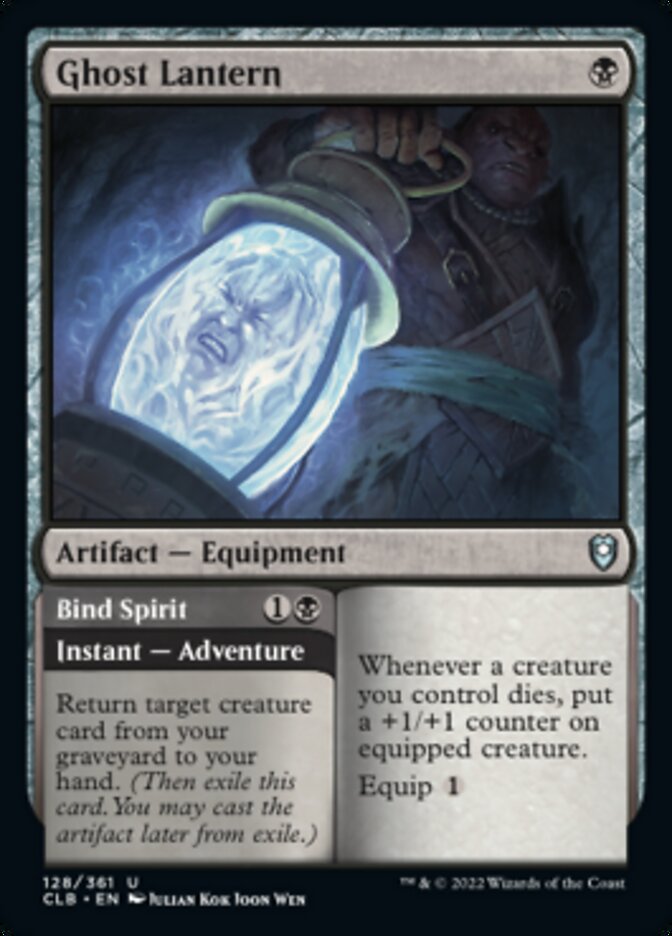 Ghost Lantern // Bind Spirit [Commander Legends: Battle for Baldur's Gate] [Foil]
